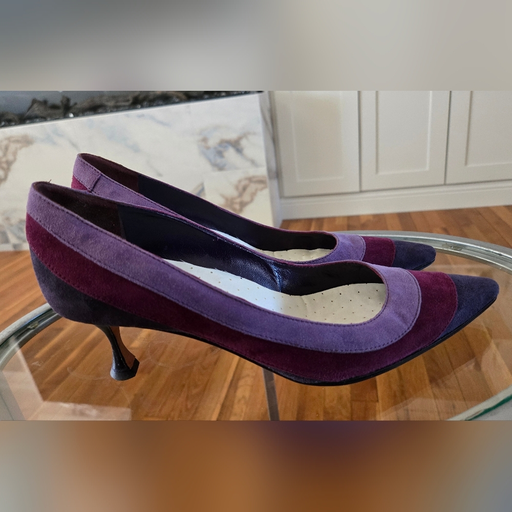 Manolo Blahnik Suede Pumps